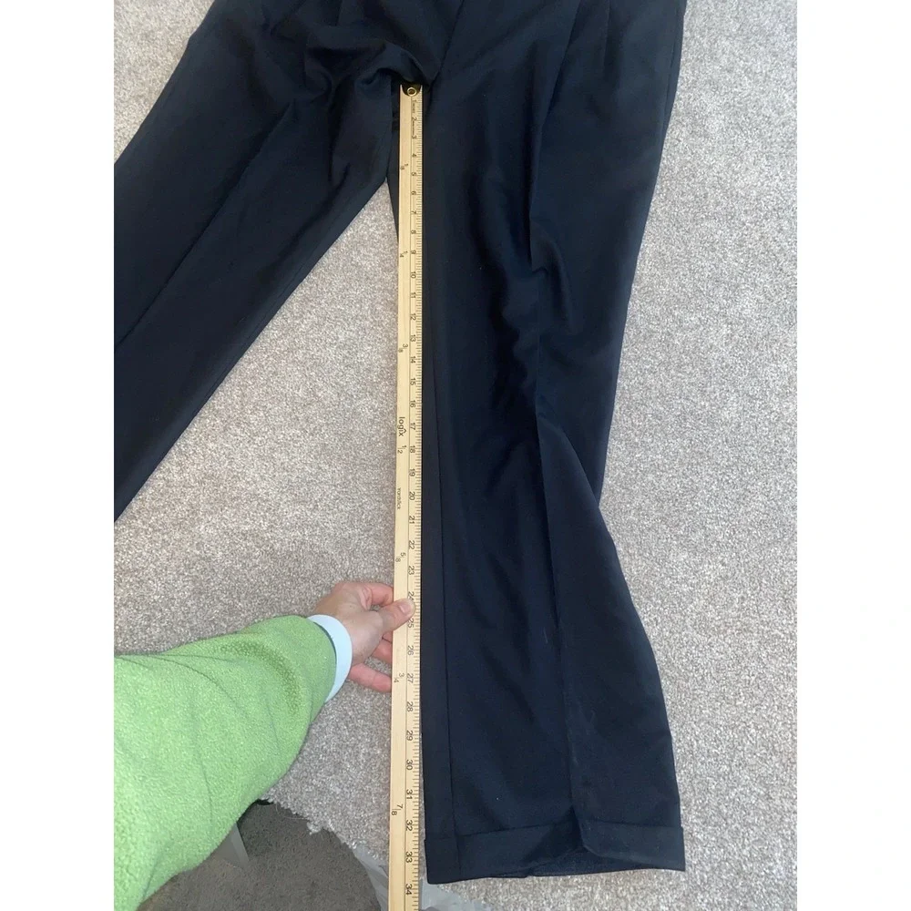 Richards Greenwich Mens Dress Pants 38 (40R) Dark Blue Wool Pleated Trousers NWT